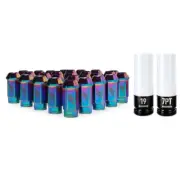 Mishimoto Aluminum Neo Chrome M12 X 1.5 Locking Lug Nuts For 21-23 Ford Bronco