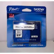 Brother P-Touch Tze241 Label Tape 3/4"