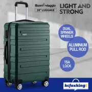 Luggage Suitcase Trolley Travel Storage Bag Organiser Hard Shell Case Emerald