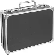 DECOMELODY Aluminum Briefcase Carrying Case for Tools Instruments Durable Portable Toolbox Padded Storage Container for Office the Go Professionals