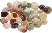 Yardwe 500g Colorful Small Stones for Flower Pots Vases Decorative Landscape Pebbles