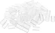 Generic 100pcs Hot Melt Adhesive Hair Extensions Hair Gel Keratin Adhesive Beads Hot Melt Adhesive Pellets Hot Fusion Keratin Pellets Hair Extension Keratin Pellets Transparent Glue