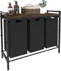 10 x 3 Gal Large Laundry Hamper with 3 Pull-Out & Removable Sorter Bags, Free...