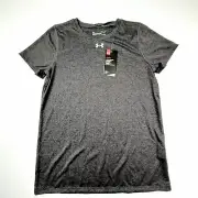 Under Armour Loose Women's Athletic T-Shirt Locker 2.0 Charcoal Gray Size M QC9