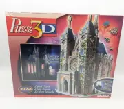 Puzz3D Lighted Church Puzzle New Wrebbit Lights Up! 327 Pieces, 2005 Sealed