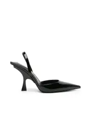The Attico Patent Finish Pointed Toe Heels