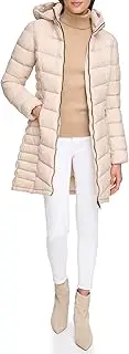 [DKNY] Women's Hooded Light-Weight Puffer