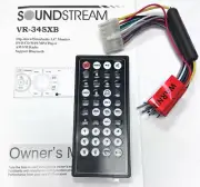 Soundstream Remote & Wire Harness 14 Pin for VR-345B, VR-345XB VR-348B NEW