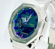 Casio G-shock GM-B2100PC-1AJF Metal Rainbow Silver Bluetooth Solar Watch 44.4mm