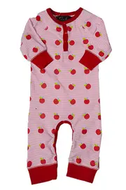 Cute Stripe Romper--OOB-PUMPKIN