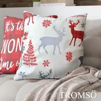 在飛比找誠品線上優惠-TROMSO風尚北歐抱枕-U257馴鹿聖誕
