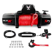 X-BULL Electric Winch 12V 14500LBS Synthetic Rope Wireless remote 4WD 4X4 Car Trailer