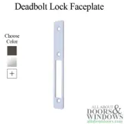 Faceplate For Commercial Deadbolt Lock Aluminum Color Commercial Faceplate