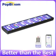 PopBloom 60W LED Aquarium Light Full Spectrum for 60cm 2ft 24" Marine Reef Coral