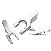 12# 18# 29# 35# 40# Joint 304 Stainless Lab Clamp Pinch Clip Glass Ball Quickfit