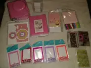 New Fujifilm Instax Mini 9 Accessory Kit Bundle flamingo pink