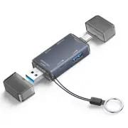 Card Reader USB3.0 TF Card Reader USB Hub for PC Laptop Card Reader 4752