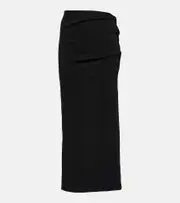 [Christopher Esber] Christopher Esber Open Twist ribbed-knit maxi skirt AU 6 black
