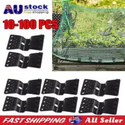 10-100XSunshade Net Clip Shade Cloth Clips Fix Clamps Greenhouse Fixing Clips MQ