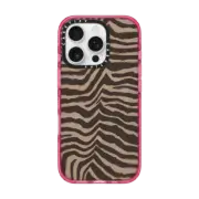 iPhone 16 Pro Impact Case MagSafe Compatible Zebra-Brown