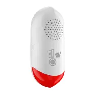 Tuya Smart WiFi Temperature Humidity Sensor 80dB Sound Light Alarm 180 Days Standby Smart Life App Remote Monitoring for