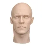 1/6 Male Head Sculpt Unpainted Jason Statham Actor For 12inch Figure Art Props