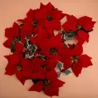 2M 10 LED Christmas Tree Poinsettia Fairy String Party Lights Lamp Xmas cr