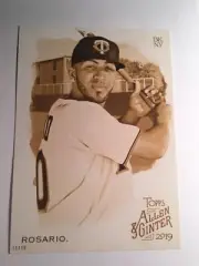 2019 Topps Allen & Ginter Jumbo 5x7 Eddie Rosario Twins 190 Gold 02/10