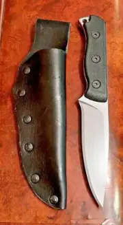 ISRAEL DUSTAR MAGEN COMBAT KNIFE 4.75" D2 STEEL FULL TANG LEATHER SHEATH IDF