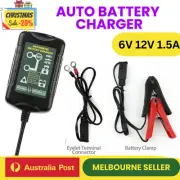 Battery Charger Maintainer Trickle 6V 12V 1.5A Car Automatic Motorcycle VIC