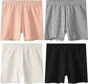 [BYONEME] Girls Bike Shorts Cartwheel Shorts for Girls Under Dress Bloomers for Toddler Girls Shorts for Playground Gym Sports