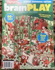 Highlights Special Supersize Edition BRAIN PLAY 50+ Puzzles Activity Book