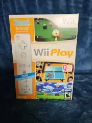 Wii Play (Nintendo Wii, 2007) Game Bundle Wii Remote BRAND NEW OPEN BOX
