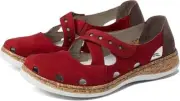 Women's Rieker Daisy 56 Fire Maroon Grey EU 42 New In Box Save Big