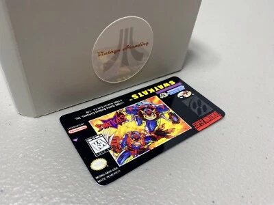 SwatKats (SNES) Super Nintendo Replacement Game Label