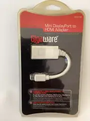 Gigaware Mini Display Port to HDMI Adapter 2602729 (Male-to-Female)