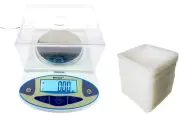 Analytical Balance Precision Lab Balance, 2000gx0.01g, + 120pcs Weigh Boat