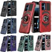Tempered Glass / Robotic Hybrid Cover Phone Case For AT&T Propel 2 5G U655AA
