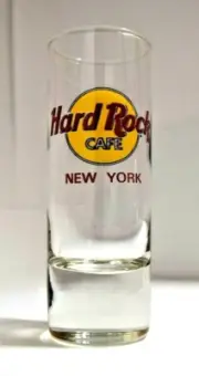 Hard Rock Cafe Shot Glass New York Travel Souvenir Shooter Red