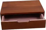 Veemoon Elegant Wood Drawer Storage Organizer Versatile Desktop Accessory for Home and Office Stylish Pull Out Cabinet for Neat and Tidy Smooth Finish and Minimalist Design