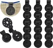 100 Pack Shade Cloth Heavy Duty Lock Grip, 2023 New Removable and Reusable Shade Cloth Plastic Clips Greenhouse Shade Cloth Fix Clamp, Windproof Awning Clamp Grip Tarp Clips