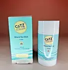 Cotz Mineral Sun Stick Tinted SPF 45 Sheer Mineral Sunscreen Face & Body 1oz NEW