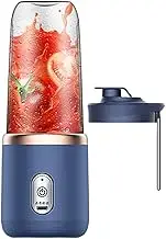 Portable Juicer - Personal Blender | Portable Portable Fruit Blender Machine with 6 Blades for Offices Sports Gyms Travel Home Mini Blender for Li Smoothies