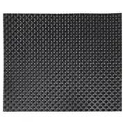 Icon Chef Plate Mats - Set of 6 - Black Basketweave