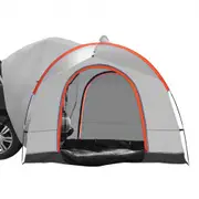 VEVOR SUV Camping Tent, 8'-8' SUV Tent Attachment for Camping with Rain Layer and Carry Bag, PU2000mm Double Layer Truck Tent, Accommodate 6-8 Person,