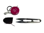 Metal Thread Embroidery Snips with Sheathe + Retractable Tape Measures150cm/60in