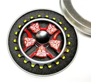 Premium Transformers Dual Spin Large Metal Fidget Spinner & Case Finger Hand Toy