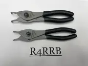 Snap-on Tools NEW BLACK 45° & 90° Tip .038 Convertable Snap Ring Plier Lot Set