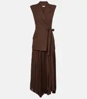 [Simkhai] Simkhai Helena blazer dress UK 16 brown