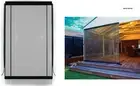 210 x240cm Charcoal Tinted Heavy Duty PVC Cafe Style Outdoor Bistro Blind Patio
